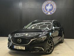 Svart Begagnad 2015 Mazda 6 Kombi | 109 800 kr (Marknadspris)