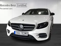 Vit (white) Begagnad 2019 Mercedes E220 AMG Sedan | 379 900 kr (Marknadspris)