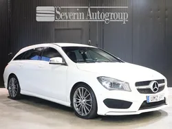 Vit Begagnad 2015 Mercedes CLA200 Shooting Brake AMG Kombi | 149 000 kr (Marknadspris)