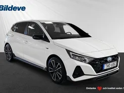 Vit Begagnad 2022 Hyundai i20 N Line Halvkombi | 199 900 kr (Marknadspris)