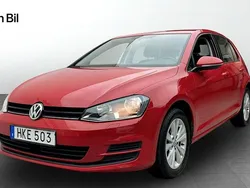 Röd Begagnad 2017 VW Golf VII Kombi | 134 900 kr (Marknadspris)