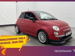 Svart Begagnad 2015 Fiat 500 Lounge Halvkombi | 99 900 kr (Marknadspris)