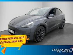 Grå Begagnad 2021 Tesla Model Y Long Range AWD SUV | 374 800 kr (Marknadspris)