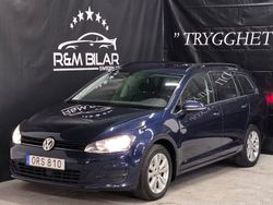 Mörkblå Begagnad 2014 VW Golf VII Kombi | 94 800 kr (Marknadspris)