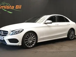 Vit Begagnad 2017 Mercedes C220 Premium Sedan | 259 900 kr (Marknadspris)