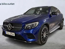 Blå Begagnad 2017 Mercedes GLC250 AMG Sportkupé | 329 700 kr (Marknadspris)