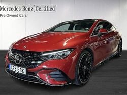 Röd Begagnad 2024 Mercedes EQE350 AMG line Sedan | 599 900 kr (Bra pris)