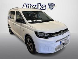 Vit Begagnad 2024 VW Caddy Maxi Minibuss | 459 900 kr