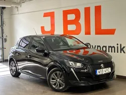 Svart Begagnad 2021 Peugeot e-208 Allure Halvkombi | 189 900 kr (Marknadspris)