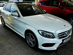 Vit Begagnad 2018 Mercedes C220 AMG line Sedan | 269 000 kr (Bra pris)