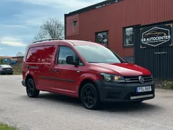 Röd Begagnad 2016 VW Caddy Maxi Minibuss | 78 900 kr (Marknadspris)