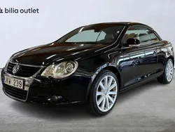 Svart Begagnad 2007 VW Eos Cab | 74 900 kr (Marknadspris)
