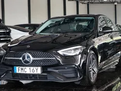 Svart Begagnad 2022 Mercedes C200 AMG Sedan | 374 500 kr (Marknadspris)