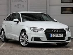 Vit Begagnad 2019 Audi A3 Sportback Sport Halvkombi | 229 000 kr