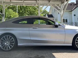 Silver Begagnad 2016 Mercedes C200 AMG line Sportkupé | 227 000 kr (Bra pris)