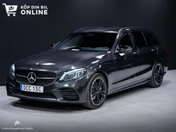 Grå Begagnad 2019 Mercedes C220 AMG Kombi | 299 800 kr (Marknadspris)