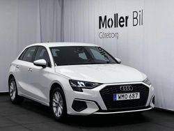 Vit (ibisvit) Begagnad 2023 Audi A3 Sportback Proline Halvkombi | 234 900 kr (Marknadspris)