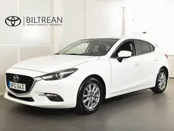 Vit Begagnad 2018 Mazda 3 Vision Halvkombi | 159 900 kr (Marknadspris)