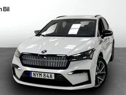 Vit Begagnad 2021 Skoda Enyaq iV SportLine SUV | 369 500 kr (Marknadspris)