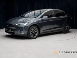 Grå Begagnad 2018 Tesla Model X SUV | 474 900 kr (Lite dyr)