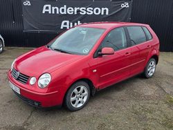 Röd Begagnad 2003 VW Polo Trendline Halvkombi | 15 900 kr (Bra pris)