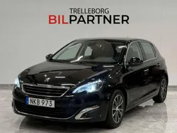 Svart Begagnad 2014 Peugeot 308 Allure Halvkombi | 74 900 kr (Lite dyr)