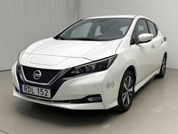 Vit Begagnad 2021 Nissan Leaf 360º Halvkombi | 149 000 kr (Superpris)