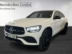Vit Begagnad 2022 Mercedes GLC300e Sportkupé | 589 900 kr (Dyr)