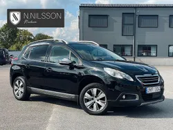 Svart Begagnad 2013 Peugeot 2008 SUV | 79 000 kr