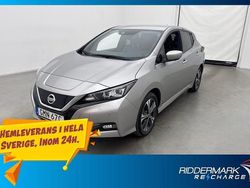 Ljusgrå Begagnad 2021 Nissan Leaf 360º Halvkombi | 219 800 kr (Lite dyr)