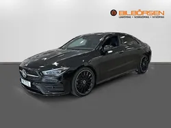 Svart Begagnad 2021 Mercedes CLA200 AMG Sportkupé | 319 900 kr (Marknadspris)