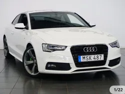 Vit Begagnad 2015 Audi A5 S-Line Sportkupé | 129 000 kr (Marknadspris)