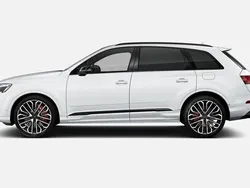 Vit (glaciärvit metallic) Ny 2025 Audi Q7 Design SUV | 1 286 700 kr (Marknadspris)