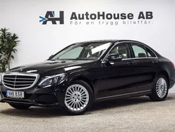 Svart Begagnad 2015 Mercedes C180 Exclusive Sedan | 189 000 kr (Bra pris)