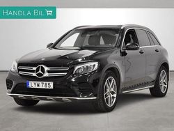 Svart Begagnad 2018 Mercedes GLC220 AMG SUV | 299 900 kr (Marknadspris)