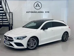 Vit Begagnad 2020 Mercedes CLA200 Shooting Brake AMG Kombi | 289 900 kr (Marknadspris)