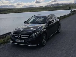 Svart Begagnad 2016 Mercedes C220 AMG line Kombi | 229 000 kr (Lite dyr)