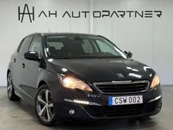 Mörkgrå Begagnad 2016 Peugeot 308 Active Halvkombi | 69 900 kr (Marknadspris)