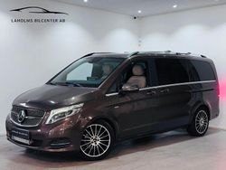 Mörkbrun (brun) Begagnad 2016 Mercedes V250 Exclusive Minibuss | 399 900 kr (Marknadspris)