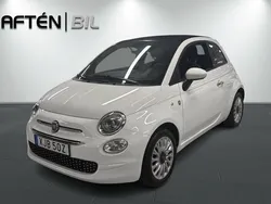 Vit Begagnad 2021 Fiat 500 Lounge Halvkombi | 134 800 kr (Marknadspris)