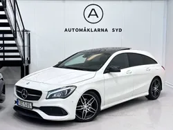 Vit Begagnad 2017 Mercedes CLA200 Shooting Brake AMG Kombi | 154 900 kr (Bra pris)