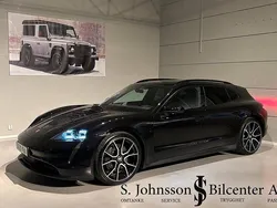 Svart Begagnad 2022 Porsche Taycan Sport Turismo Sedan | 749 900 kr (Bra pris)