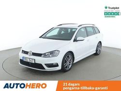 Vit Begagnad 2015 VW Golf VII R-line Kombi | 112 000 kr (Marknadspris)