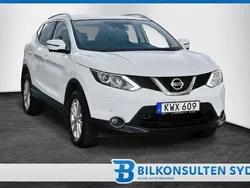 Vit Begagnad 2015 Nissan Qashqai SUV | 129 900 kr (Lite dyr)