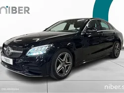 Svart Begagnad 2018 Mercedes C200 AMG Sedan | 259 900 kr (Marknadspris)