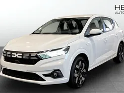 Vit Ny 2025 Dacia Sandero Expression Halvkombi | 219 900 kr (Marknadspris)