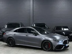 Grå (bergsgrå magno) Begagnad 2022 Mercedes CLA45 AMG AMG Sportkupé | 599 900 kr (Lite dyr)
