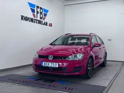 Röd Begagnad 2014 VW Golf VII Kombi | 99 000 kr (Marknadspris)