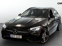 Svart Begagnad 2022 Mercedes C300e AMG Kombi | 349 900 kr (Marknadspris)