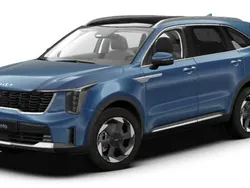 Blå (mineral blue metallic) Ny 2025 Kia Sorento Advance SUV | 624 899 kr (Marknadspris)
